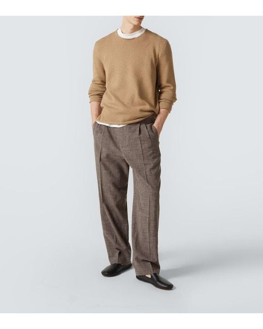 Slippers Vasko De Piel The Row de hombre de color Black