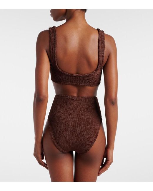 Hunza G Brown Nadine Bikini