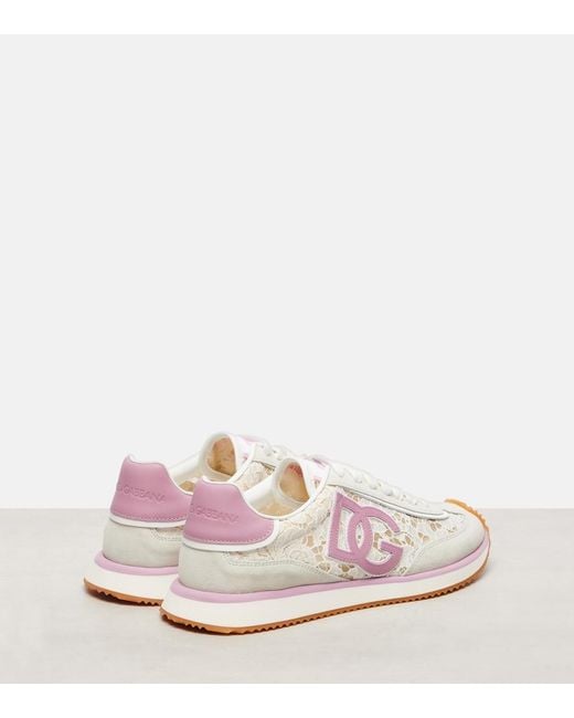Dolce & Gabbana Multicolor Sports Shoes With Logo