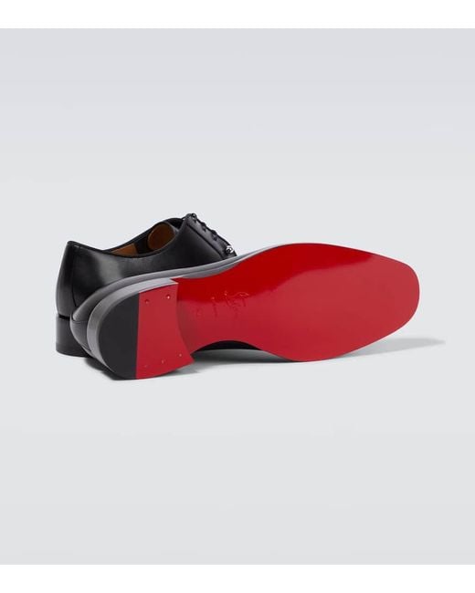 Christian Louboutin Schnuerschuhe Chambeliss Aus Leder in Black für Herren