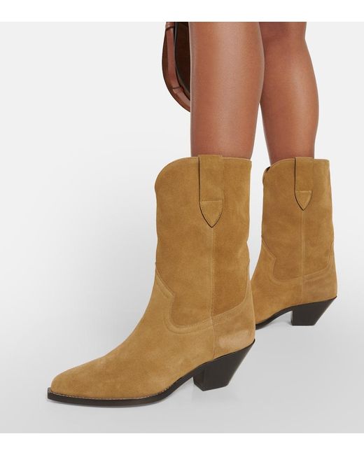 Isabel Marant Brown Dahope Suede Boots