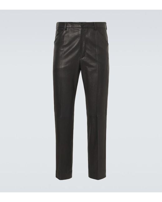 Pantaloni Regular di Auralee in Gray da Uomo