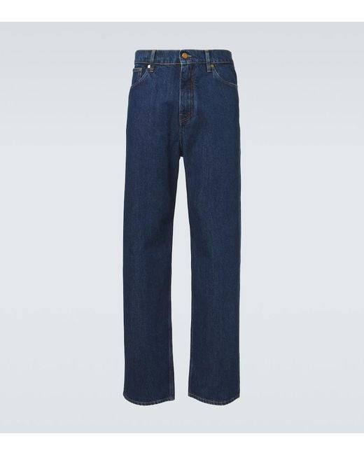 Jil Sander Blue Straight Jeans for men