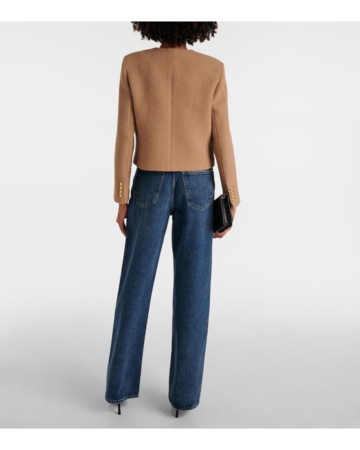 Nili Lotan Brown Paige Tweed Boucle Jacket