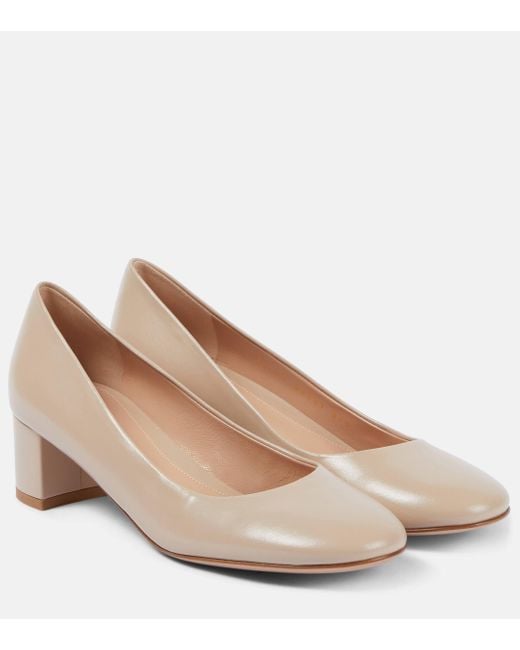 Gianvito Rossi Natural Leather Pumps