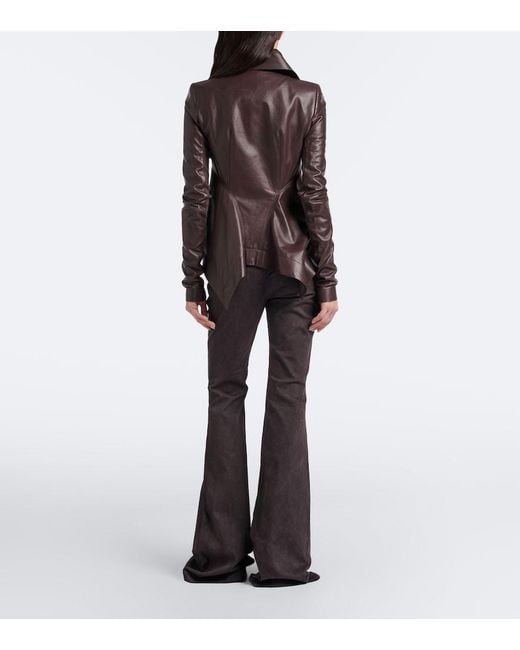 Rick Owens Brown Drkshdw Bollan Bootcut Jeans