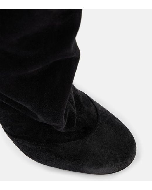 Paris Texas Black Esther 75 Suede Boots