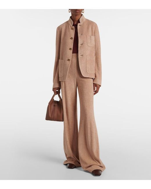 Pantalon Ample En Lin Et Coton Loro Piana en coloris Natural