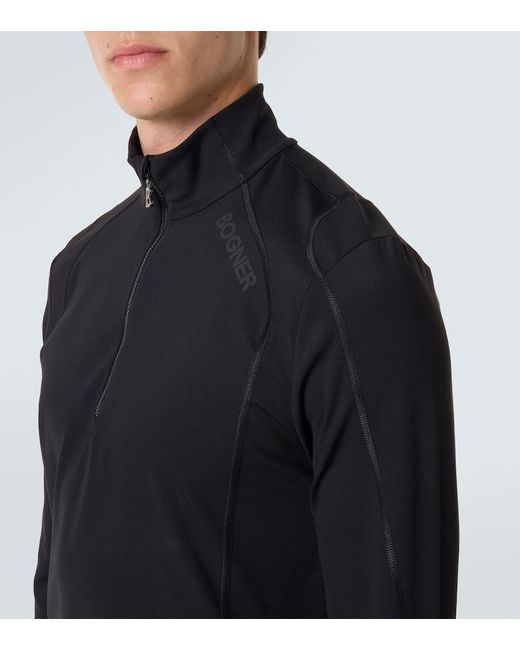 Bogner Black Harry Ski Top for men
