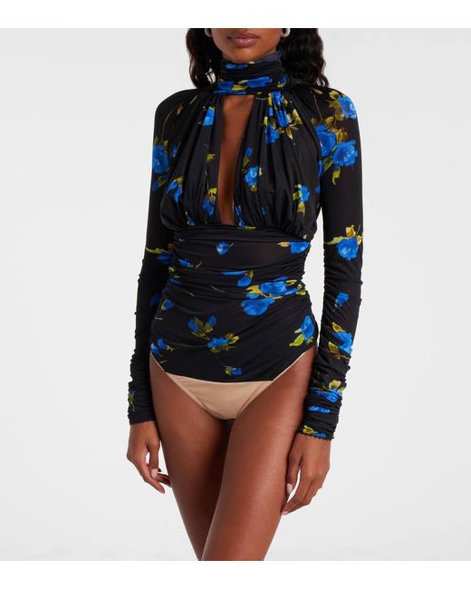 Blumarine Blue Body Aus Jersey