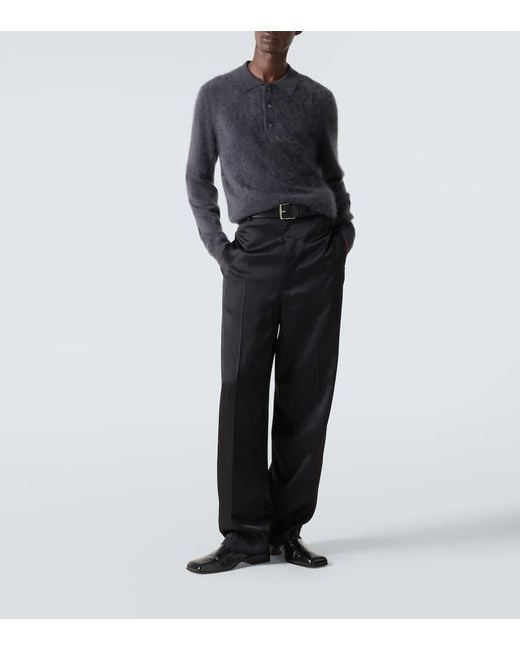 Jil Sander Gerade High-Rise-Hose in Black für Herren