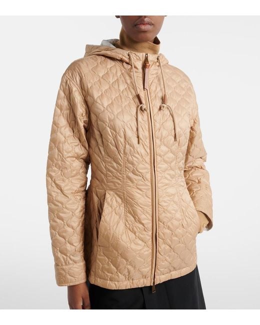Moncler Brown Arum Quilted Down Jacket