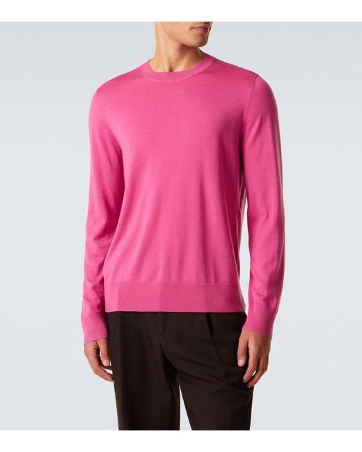 Gabriela Hearst Pink Wool Sweater for men