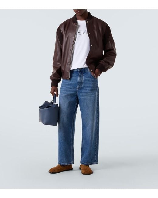 Loewe White Relaxed-Fit Cotton T-Shirt for men