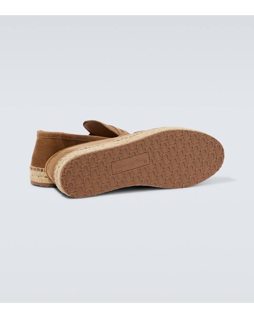 Alpargatas Lido De Ante Gianvito Rossi de hombre de color Brown