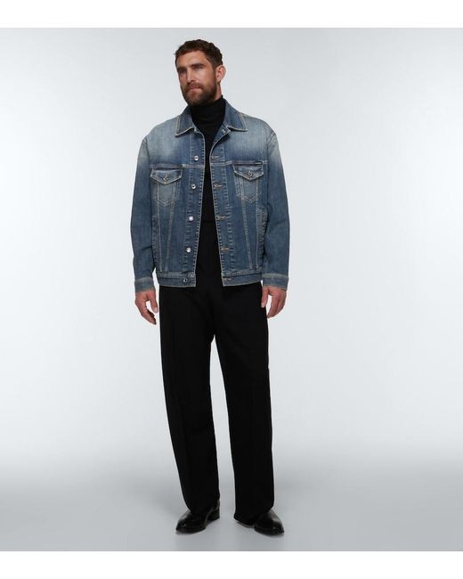 Dolce & Gabbana Blue Denim Jacket for men