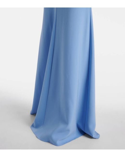 Jenny Packham Blue Aries Embellished Gown