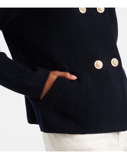Jardin Des Orangers Blue Wool And Cashmere Jacket