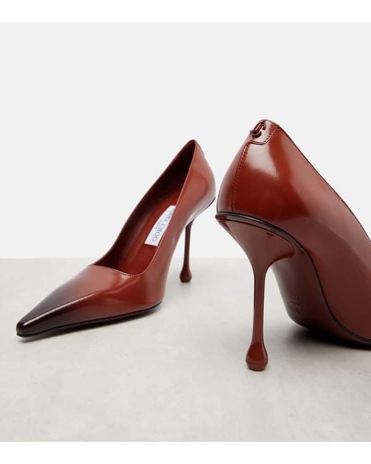 Escarpins Ixia 95 En Cuir Jimmy Choo en coloris Red
