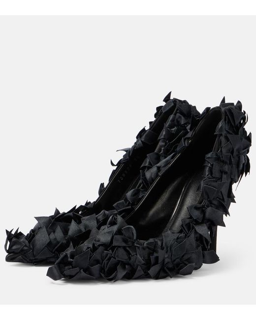 Balenciaga Black Marie-Antoinette 110Mm Bow-Embellished Pumps