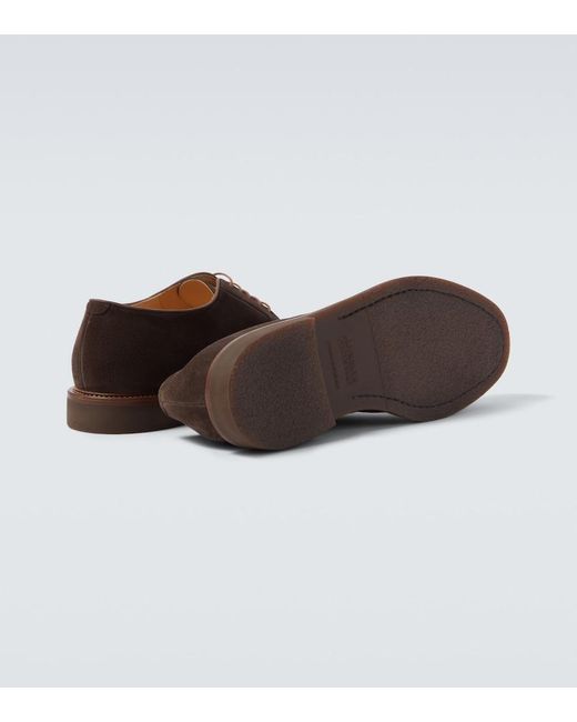 Stringate di Brunello Cucinelli in Brown da Uomo