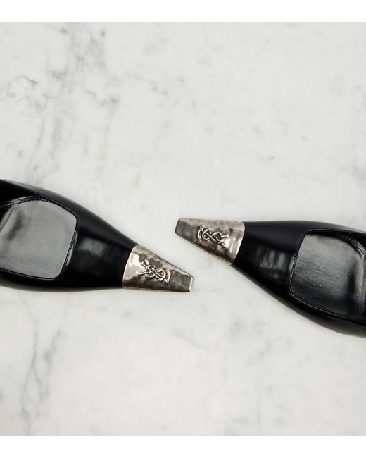Saint Laurent Black Jeanne Pumps