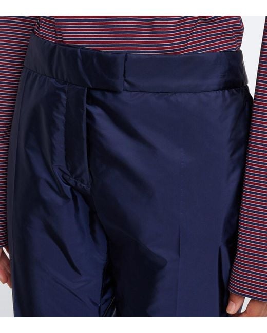 Miu Miu Blue Technical Flared Pants