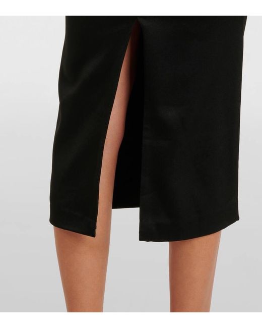 Abito Midi Asimmetrico di Alex Perry in Black