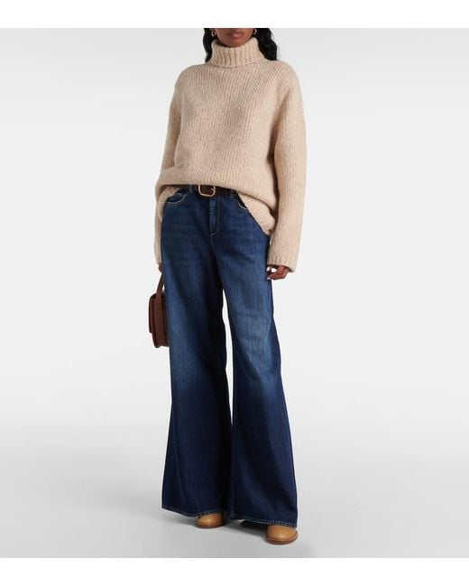 Dorothee Schumacher Natural Soft Happiness Wool-Blend Turtleneck Sweater