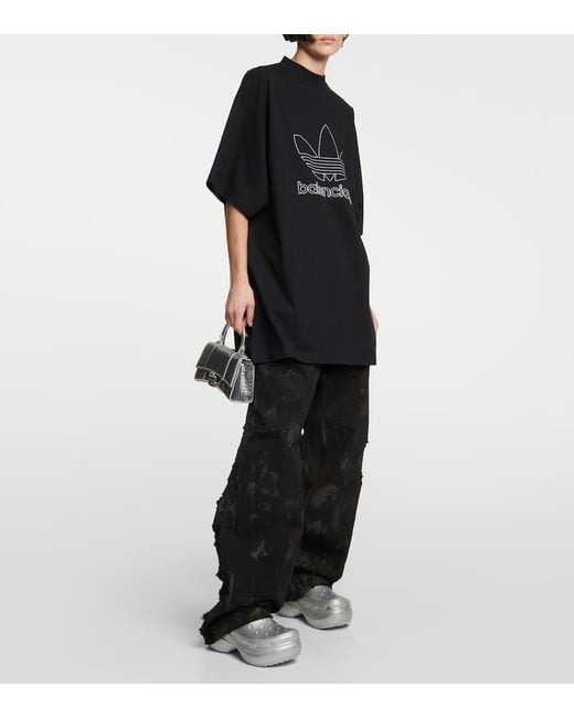 X CrocsTM – Mules a plateforme Balenciaga en coloris White