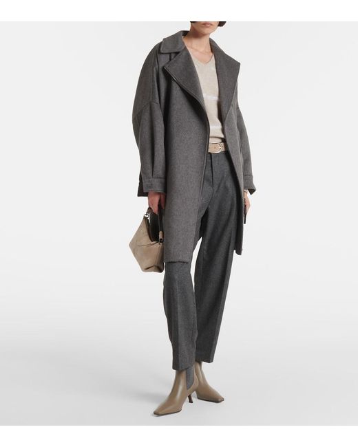 Brunello Cucinelli Brown Leather Ankle Boots