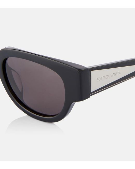 Bottega Veneta Brown Triangle Sunglasses