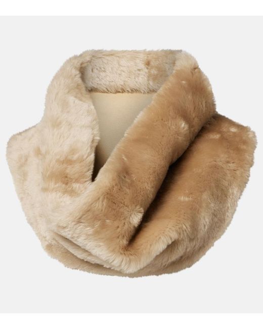 Totême Natural Shearling Scarf