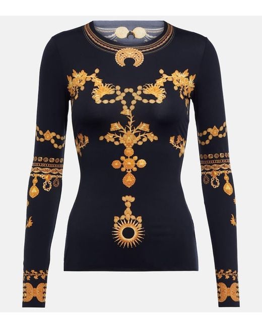 T-Shirt Ornament Moon di MARINE SERRE in Black