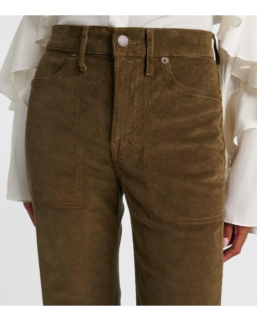 Pantalon Ample En Coton Melange Veronica Beard en coloris Brown