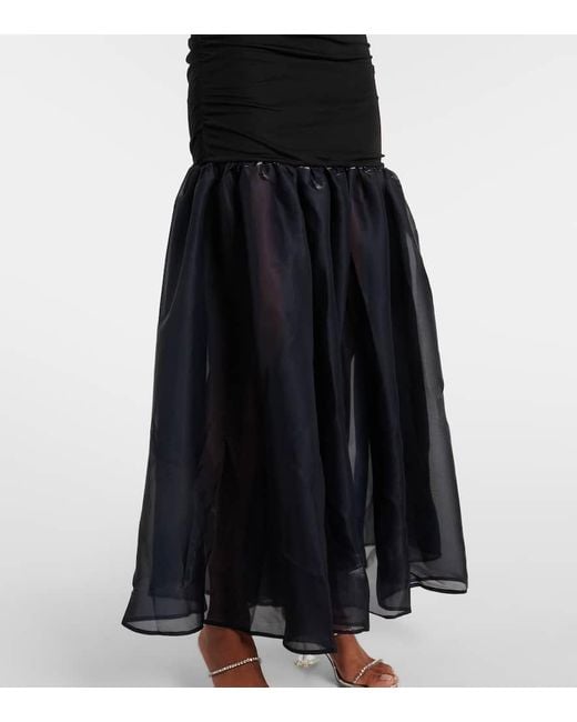 Abito Lungo Liya di Staud in Blue