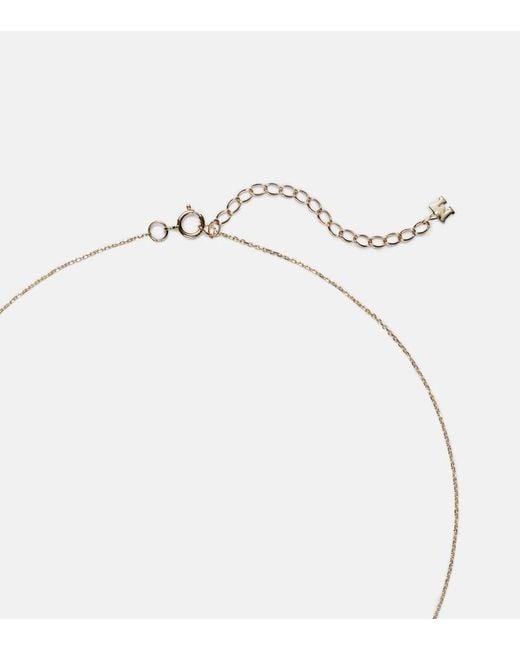 Mateo White Donut 14Kt Necklace With Jade