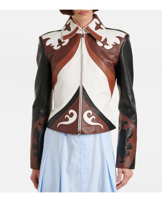 Gabriela Hearst Black Albie Leather Jacket