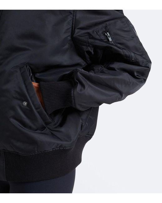 The Upside Black Tribute Bomber Jacket