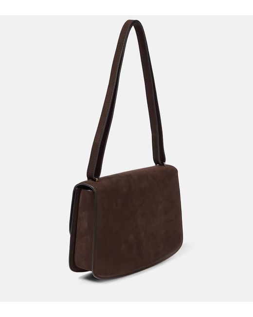 The Row Brown Sofia 10 Leather Shoulder Bag