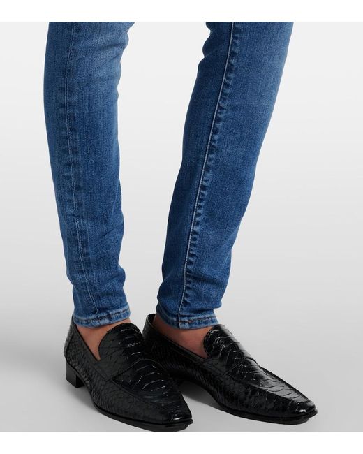 FRAME Blue Le High Skinny Jeans