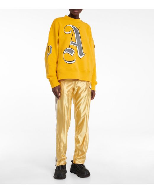 Moncler Genius 8 Moncler Palm Angels Track Pants in Yellow | Lyst UK
