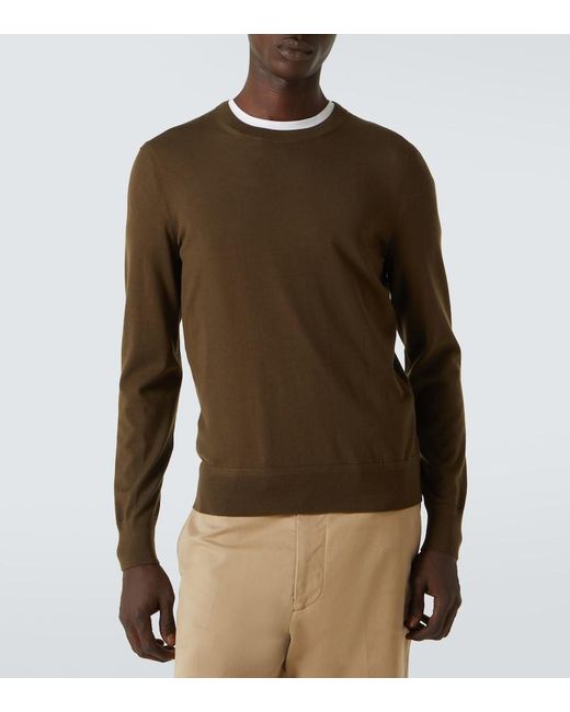 Tom Ford Green Wool Sweater for men