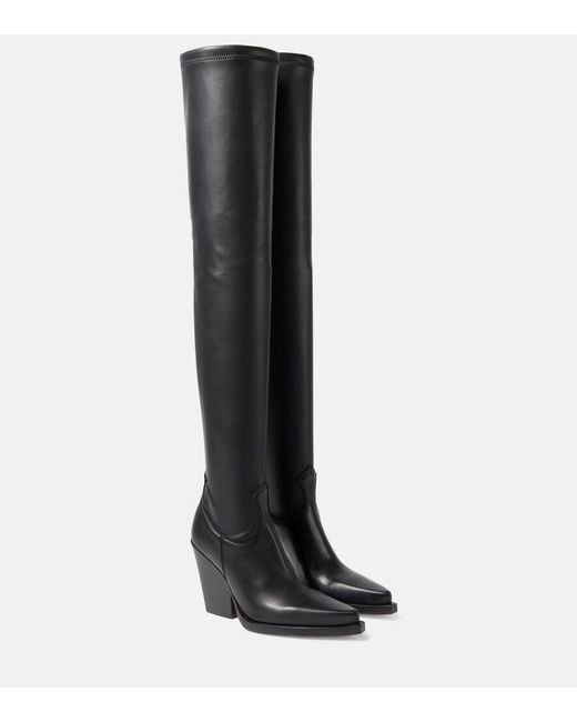 Paris Texas Black Vegas Over-The-Knee Boots