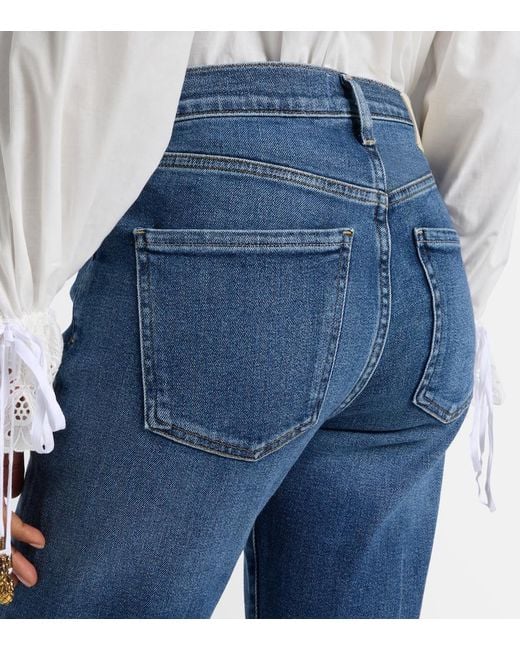 Citizens of Humanity Blue Lilah High-Rise Flared Jeans