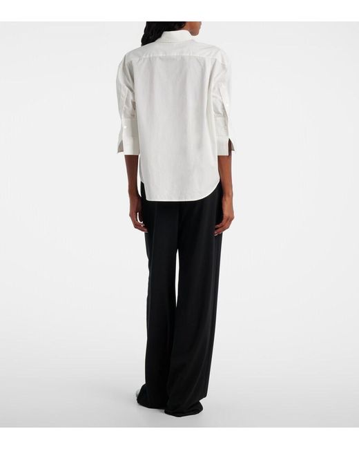 The Row White Carpazi Cotton Shirt
