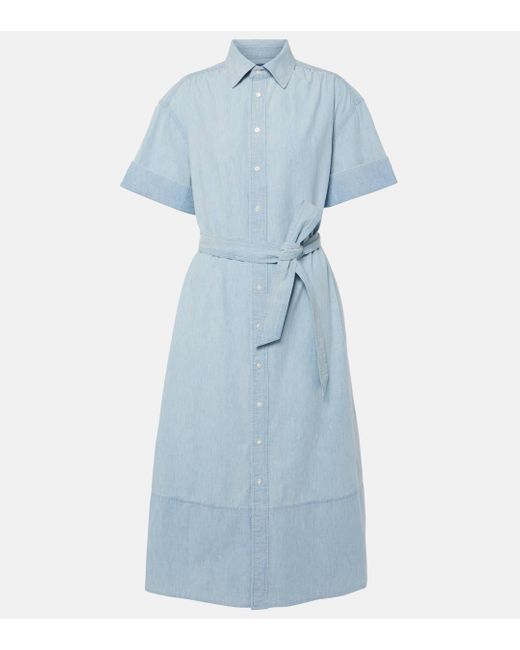 Polo Ralph Lauren Blue Denim Shirt Dress