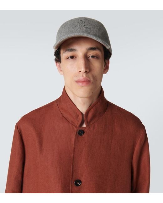 Cappello Da Baseball di Loro Piana in Gray da Uomo