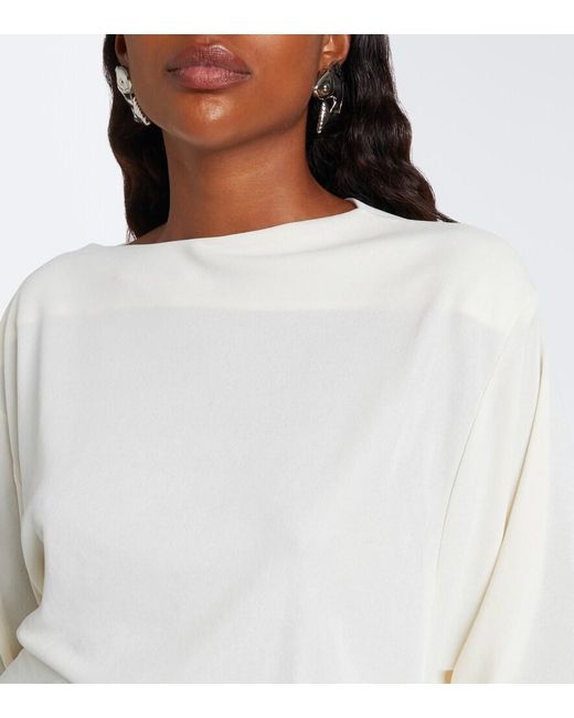 Jacquemus White Mistral Jersey Minidress