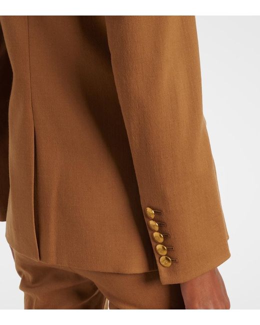 Veronica Beard Brown Izara Wool Blazer